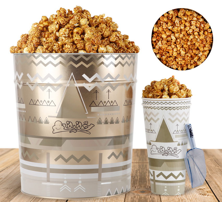 [3383] Popcorn Giant 3.5Gallon One Flavor, Derwaza Design فيشار العبوة العملاقة 3.5 جالون نكهة واحدة دروازة